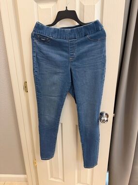 Nine West Midwash Blue Stretch Jeggings